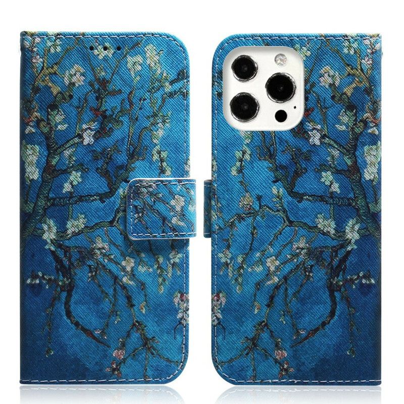 Housse iPhone 13 Pro Max Branche D'arbre Fleuri