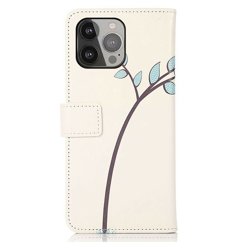 Housse iPhone 13 Pro Max Couple De Hiboux Sur L'arbre