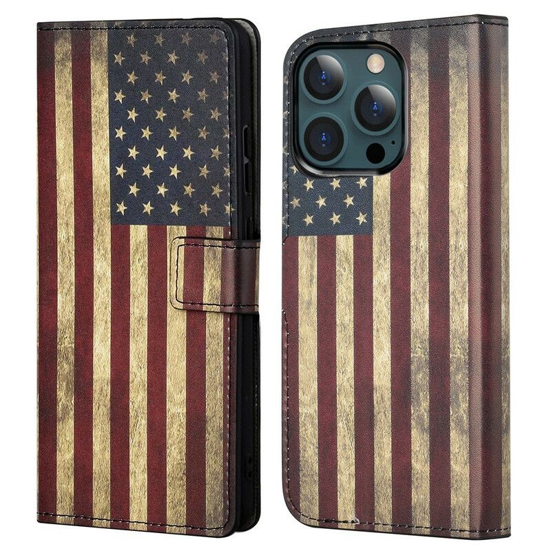 Housse iPhone 13 Pro Max Drapeau Usa