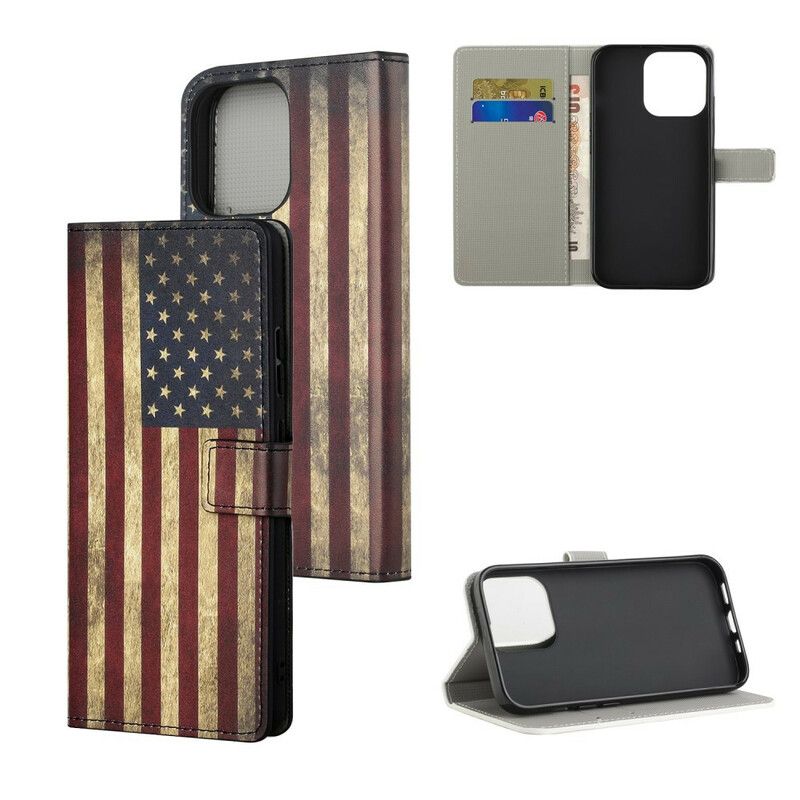 Housse iPhone 13 Pro Max Drapeau Usa