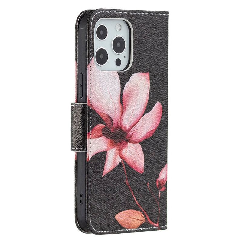 Housse iPhone 13 Pro Max Fleur Rose