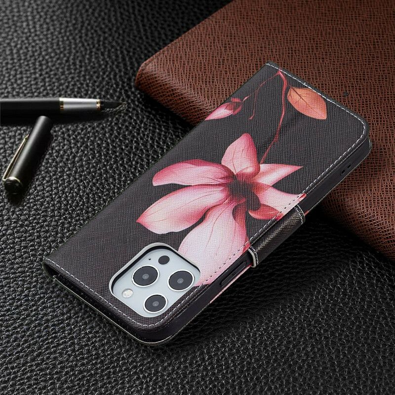 Housse iPhone 13 Pro Max Fleur Rose