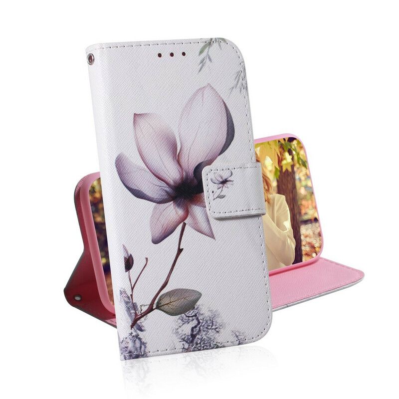 Housse iPhone 13 Pro Max Fleur Vieux Rose