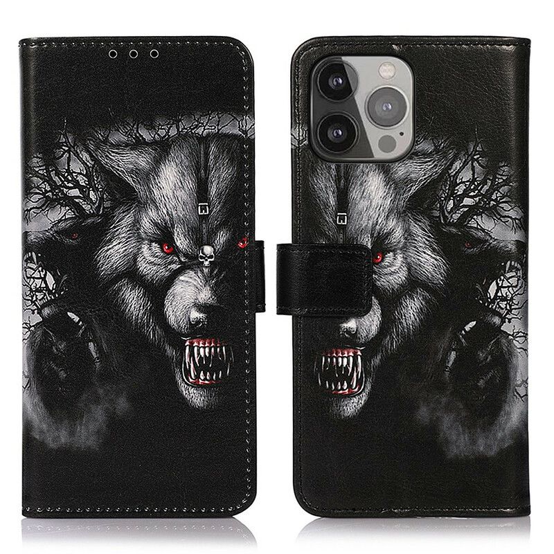 Housse iPhone 13 Pro Max Loup Garou