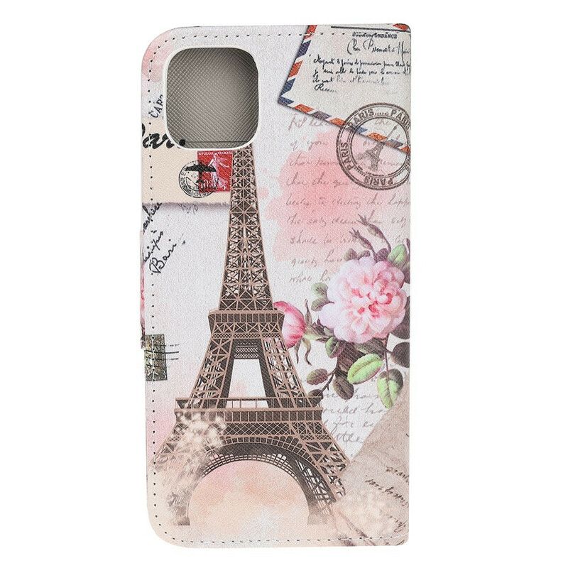 Housse iPhone 13 Pro Tour Eiffel Rétro