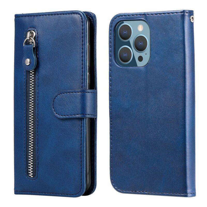 Housse iPhone 13 Pro Vintage Porte-monnaie