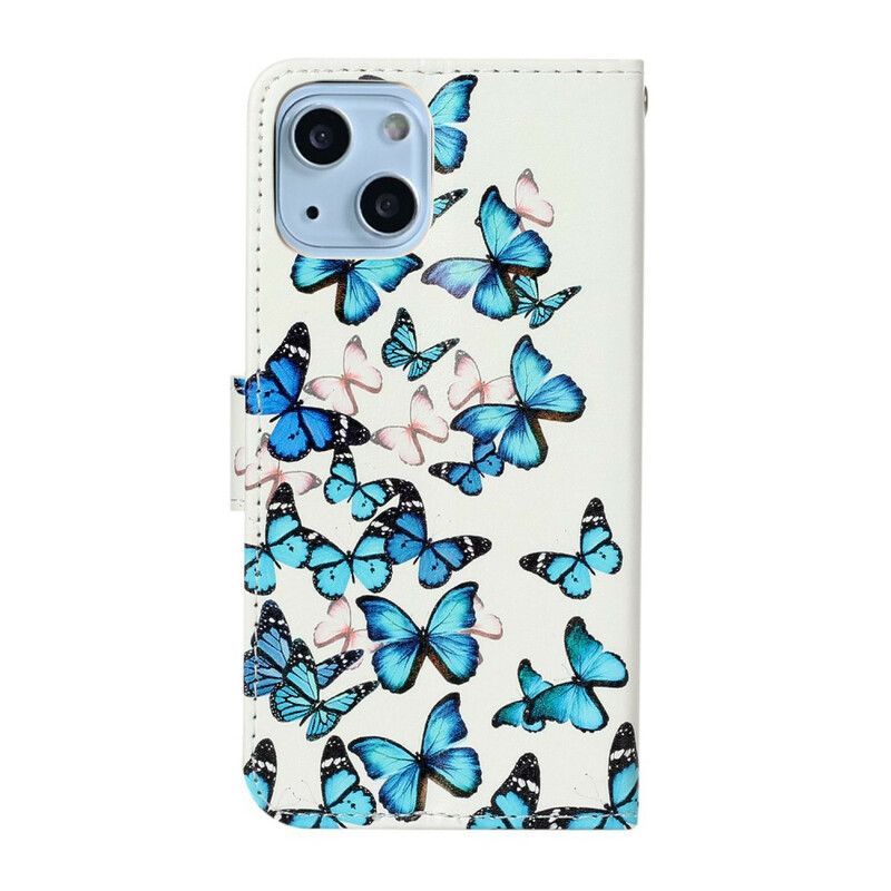 Housse iPhone 13 Vol De Papillons