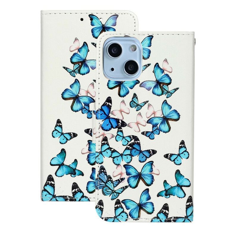 Housse iPhone 13 Vol De Papillons