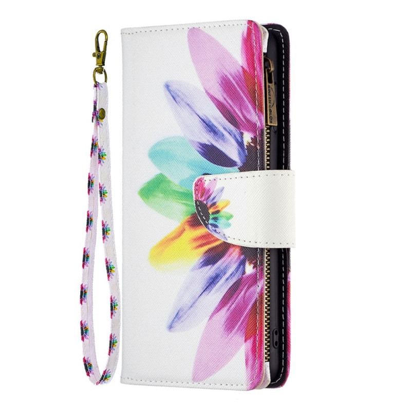 Housse iPhone 14 Pro Portefeuille Fleur