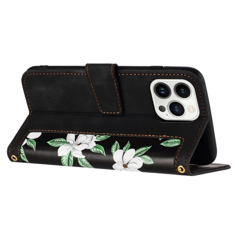 Housse iPhone 15 Luxury Flowers