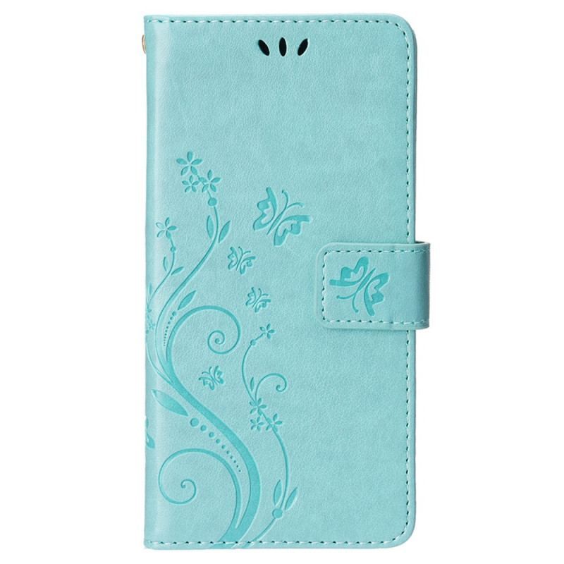 Housse iPhone 15 Plus Fleurs et Papillons