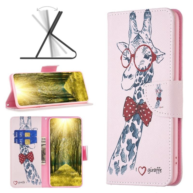 Housse iPhone 15 Plus Girafe Intello