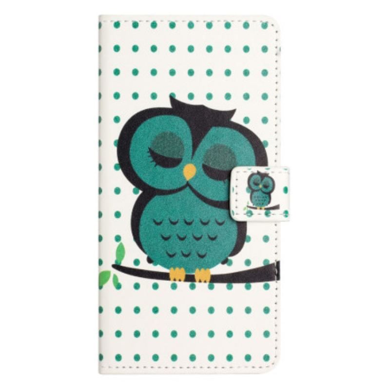 Housse iPhone 15 Plus Hibou Endormi