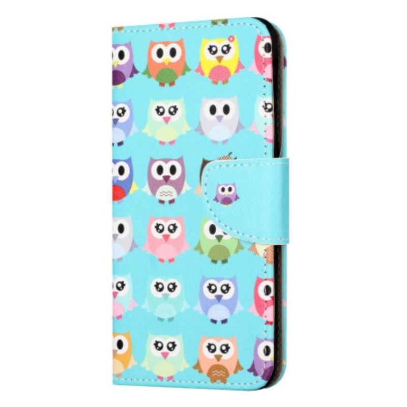 Housse iPhone 15 Plus Tribu de Hiboux