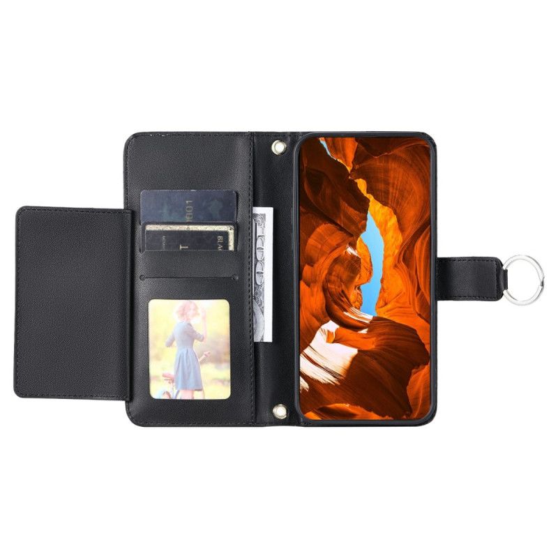 Housse iPhone 17 Pro Max Matelassée avec Lanière et Bandoulière