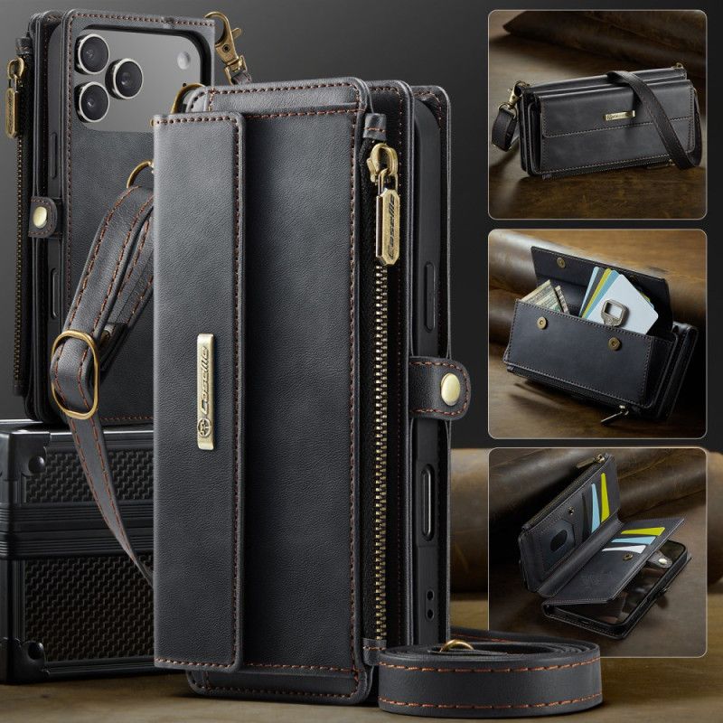 Housse iPhone 17 Pro Max Portefeuille CASEME