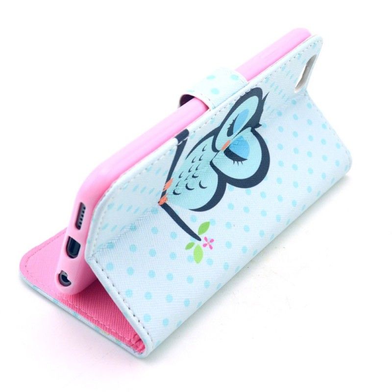 Étui Housse iPhone 6/6s Hibou Endormi