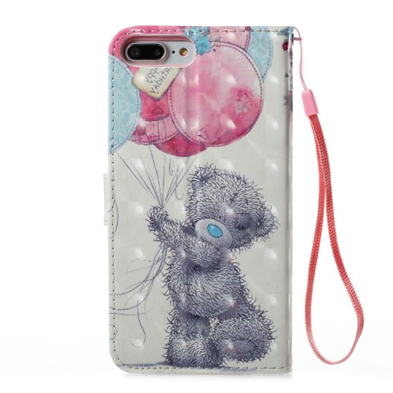 Étui Housse iPhone 7 Plus / 8 Plus Bear Happy Birthday