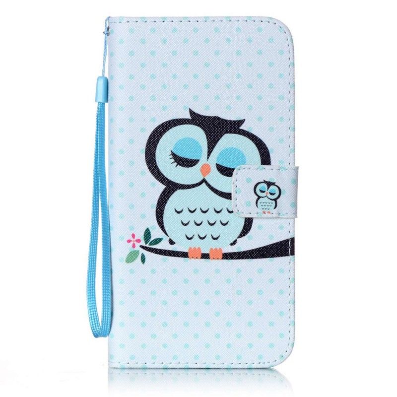 Étui Housse iPhone 7 Plus / 8 Plus Hibou Endormi