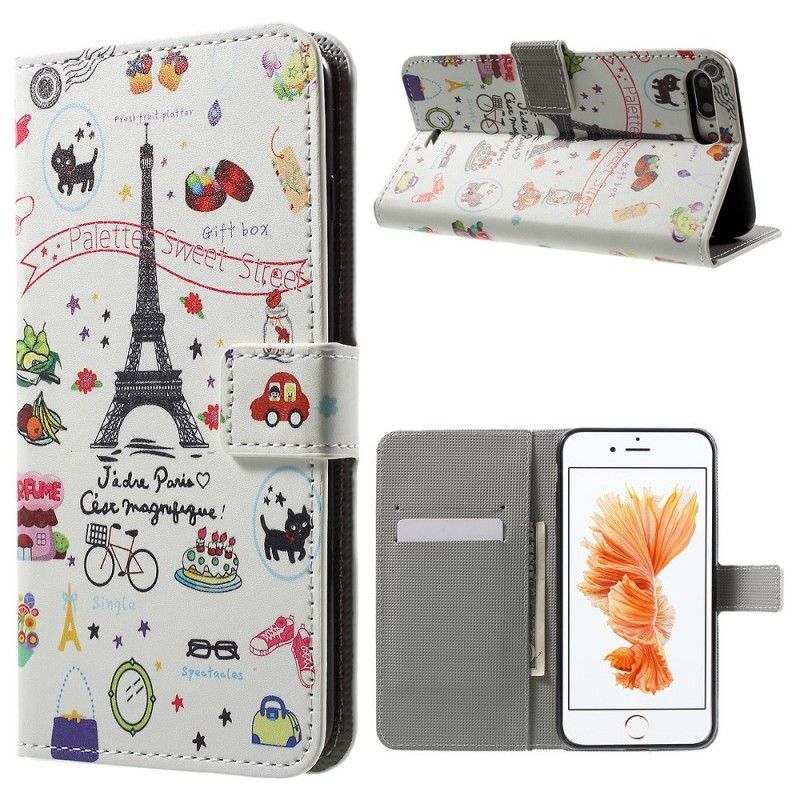 Housse iPhone 7 Plus / 8 Plus J'adore Paris