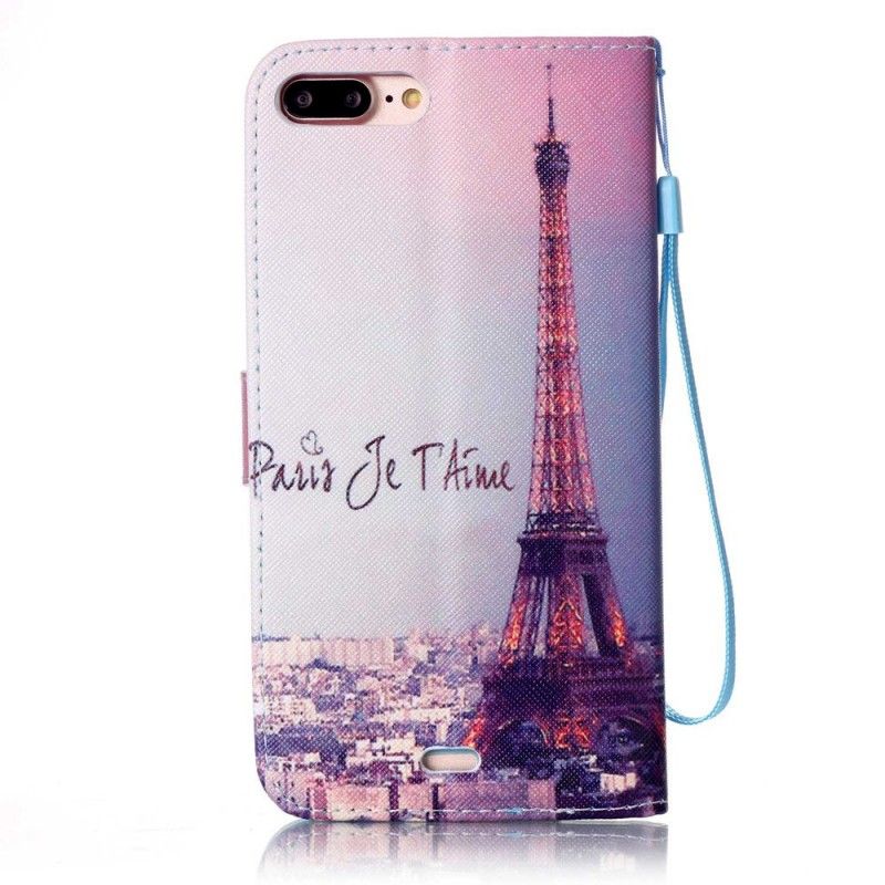 Housse iPhone 7 Plus / 8 Plus Paris Je T'aime