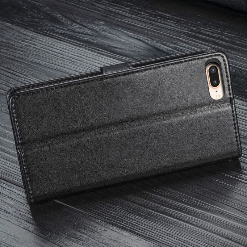 Housse iPhone 8 Plus / 7 Plus Simili Cuir Et Fermoir Vintage