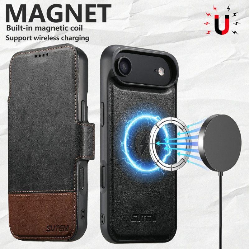 Housse iPhone Air Magsafe Bicolore Coque Détachable SUTENI