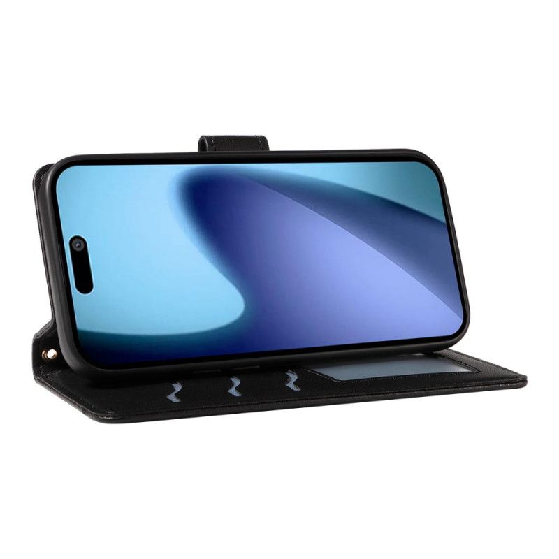 Housse iPhone Air Matelassée avec Lanière et Bandoulière