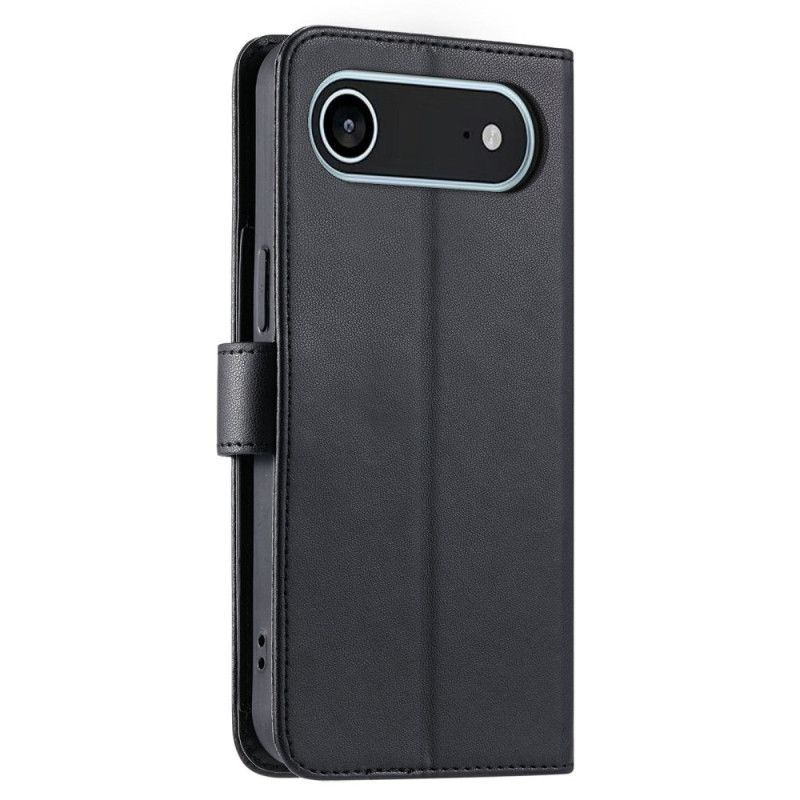 Housse iPhone Air Portefeuille Matelassé avec Lanière et Bandoulière