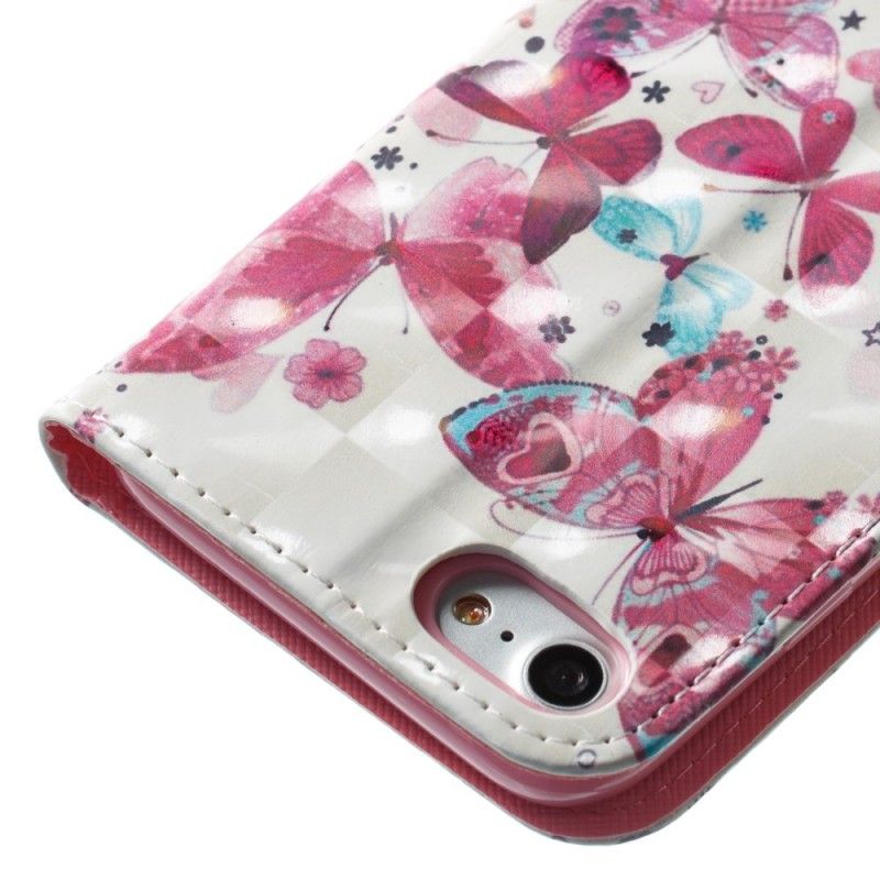 Housse iPhone Se 2 / 8 / 7 Vol De Papillons