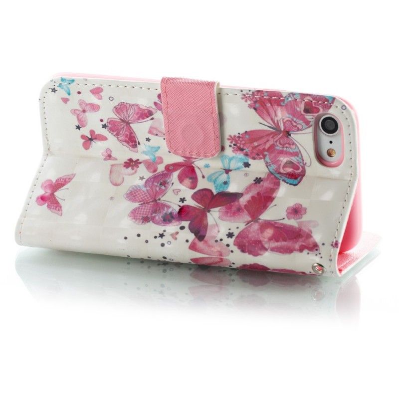 Housse iPhone Se 2 / 8 / 7 Vol De Papillons