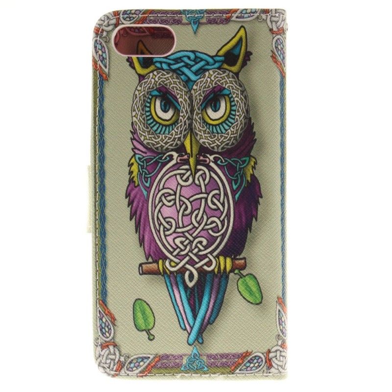 Housse iPhone Se2 / 8 / 7 Hibou Tribal