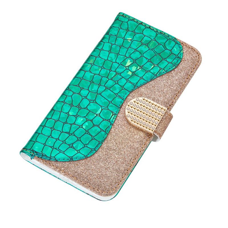 Housse iPhone X / Xs Croco Diamants