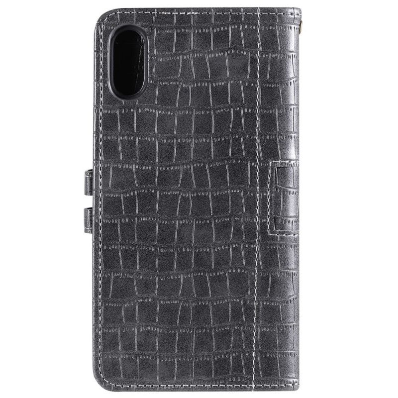 Housse iPhone X / Xs I Love Crocodile