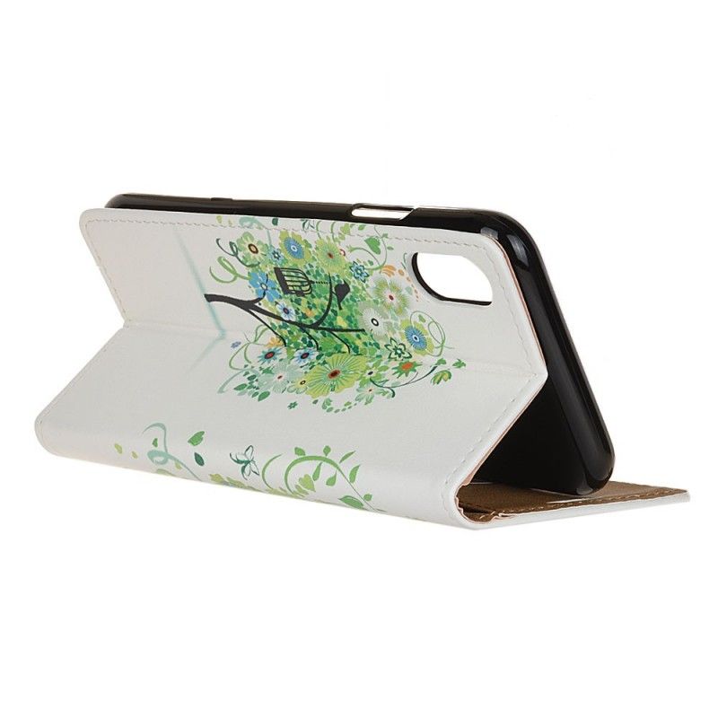 Housse iPhone Xr Arbre Fleuri