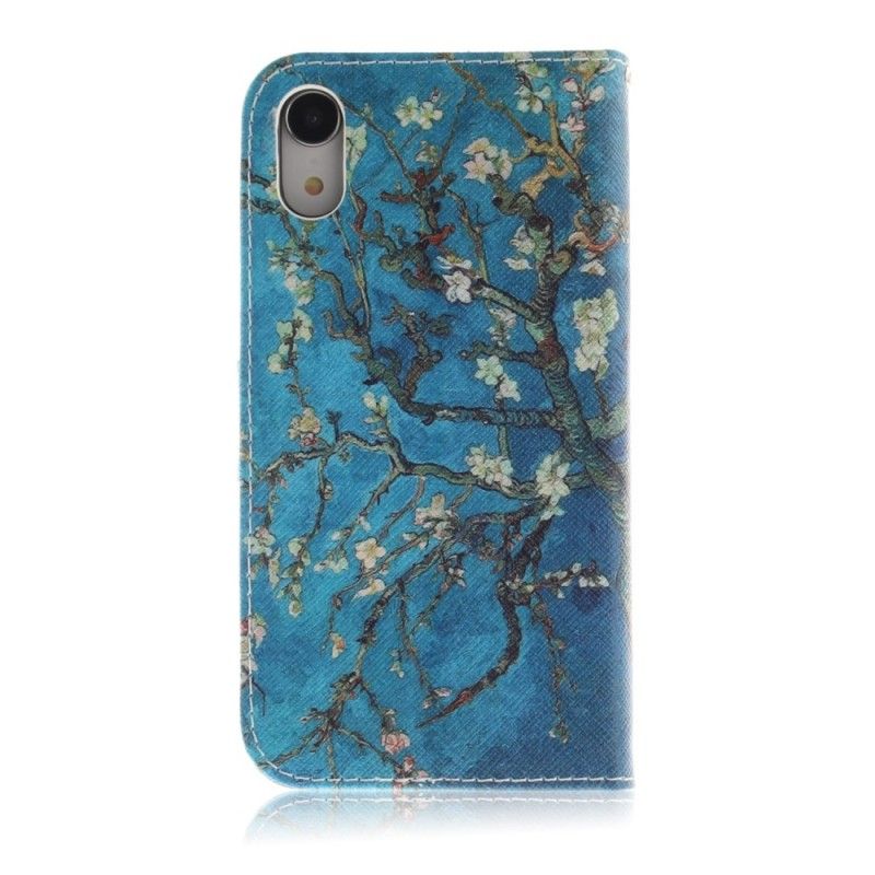 Housse iPhone Xr Arbre Fleuri Premium