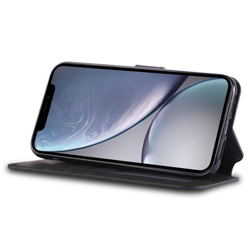 Housse iPhone Xr Azns Effet Cuir