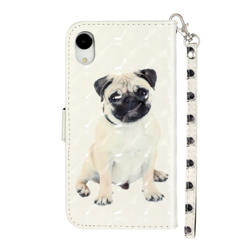 Housse iPhone Xr Chien Light Spots À Lanière