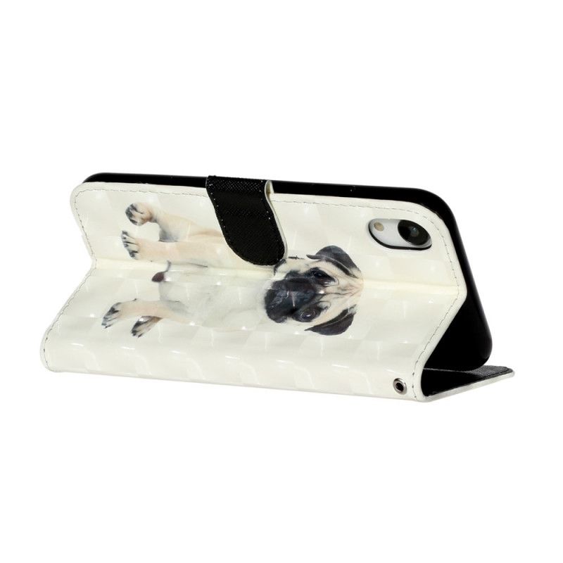 Housse iPhone Xr Chien Light Spots À Lanière