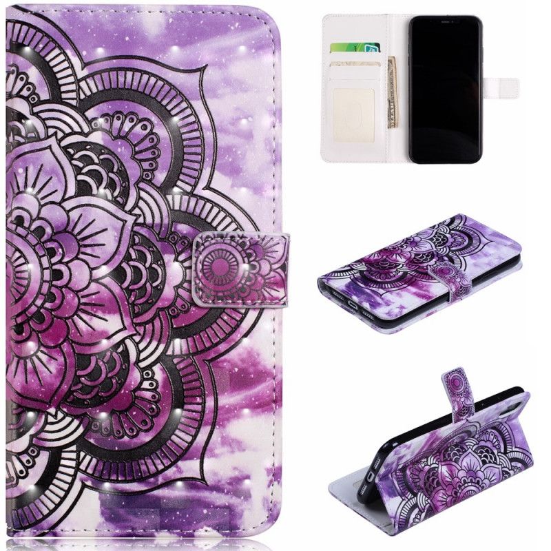 Housse iPhone Xr Mandala Violet