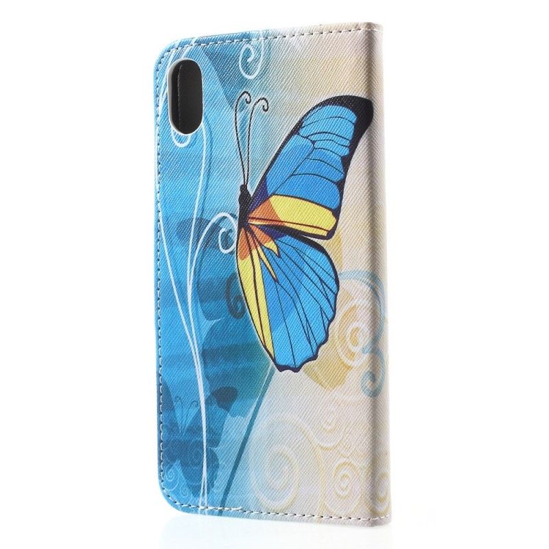 Housse iPhone Xr Papillon Coloré