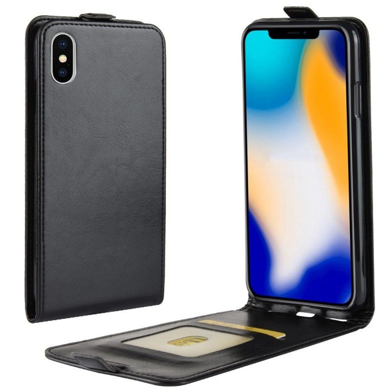 Housse iPhone Xs Max Rabattable