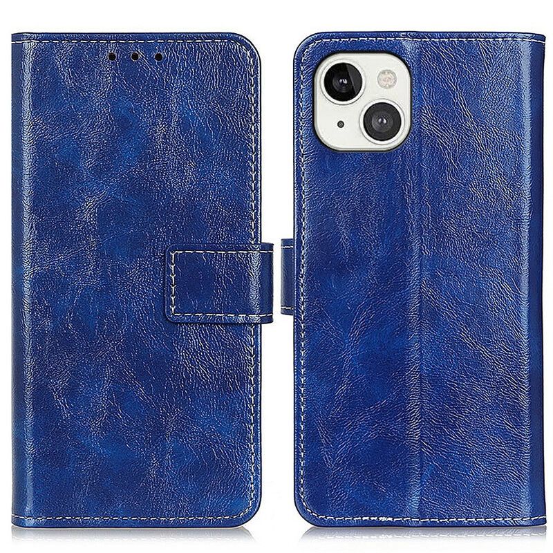 Housse Pour iPhone 13 Brillante Et Coutures Apparentes