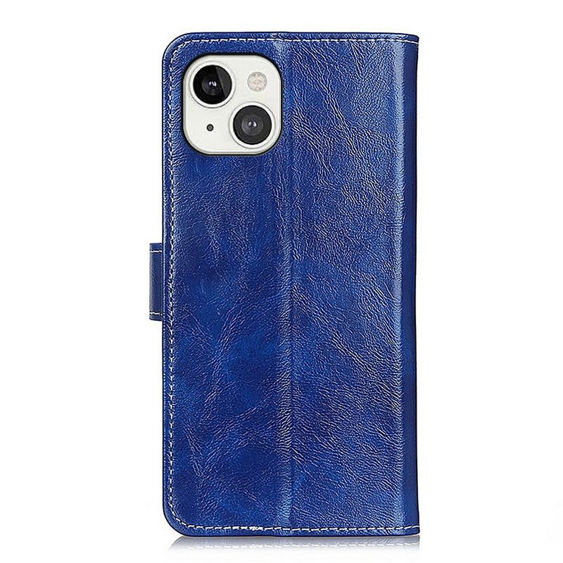 Housse Pour iPhone 13 Brillante Et Coutures Apparentes