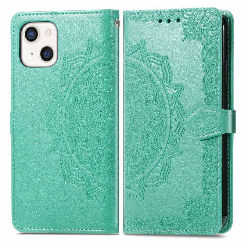 Housse Pour iPhone 13 Mandala Moyen Age