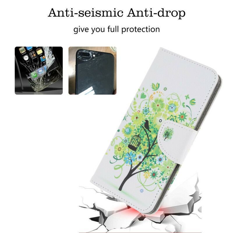 Housse Pour iPhone 13 Mini Arbre Fleuri