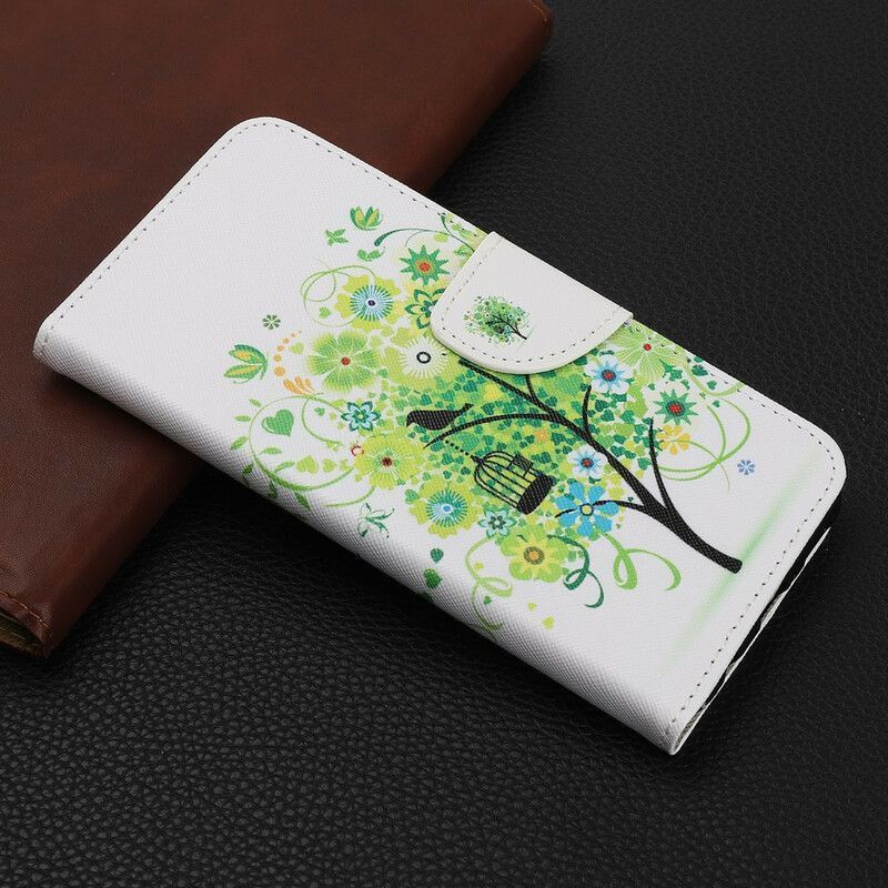 Housse Pour iPhone 13 Mini Arbre Fleuri