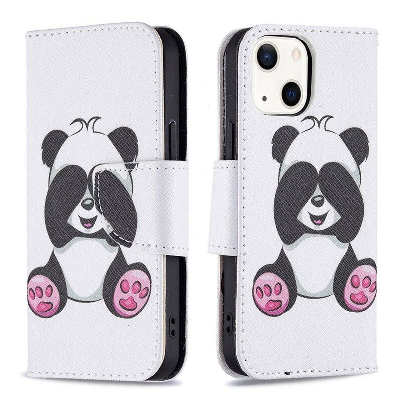 Housse Pour iPhone 13 Mini Panda Fun