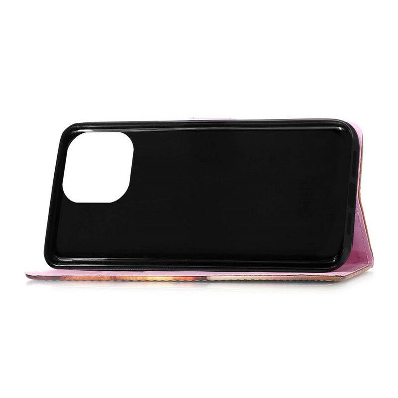 Housse Pour iPhone 13 Mini Panda Galaxie