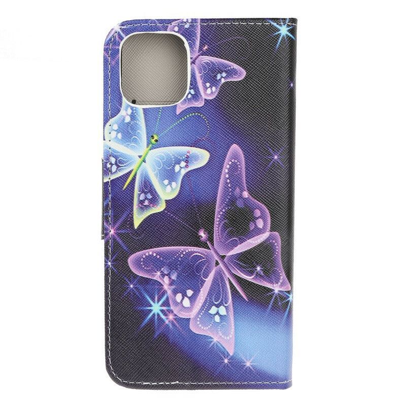 Housse Pour iPhone 13 Mini Papillons Modernes